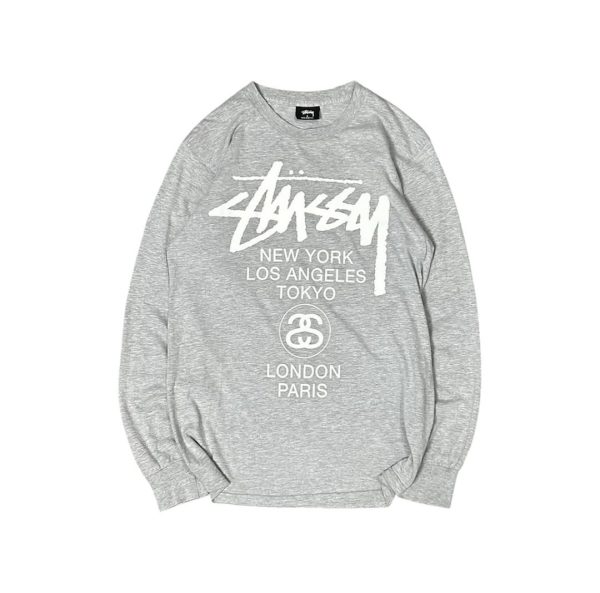Longsleeve Stussy World Tour - Abu Abu Premium Streetwear Unisex